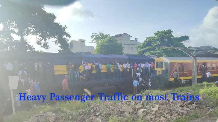 Traffic on most Trains
