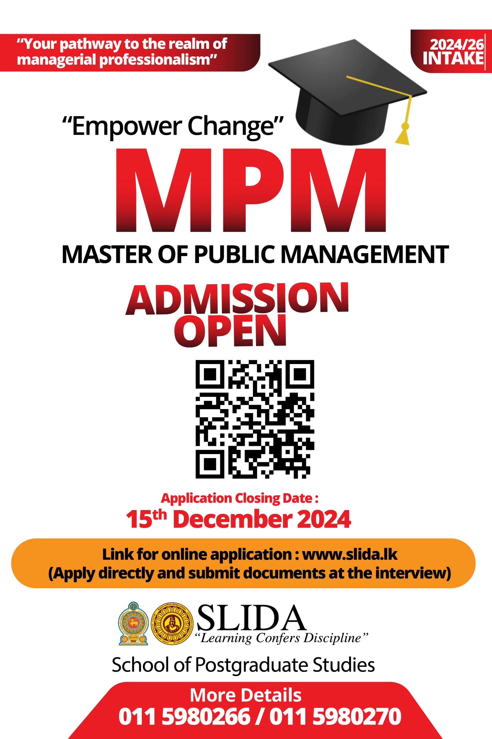 Master of Public Management Programme