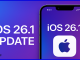 Apple releases iOS 26.1 update for iPhones