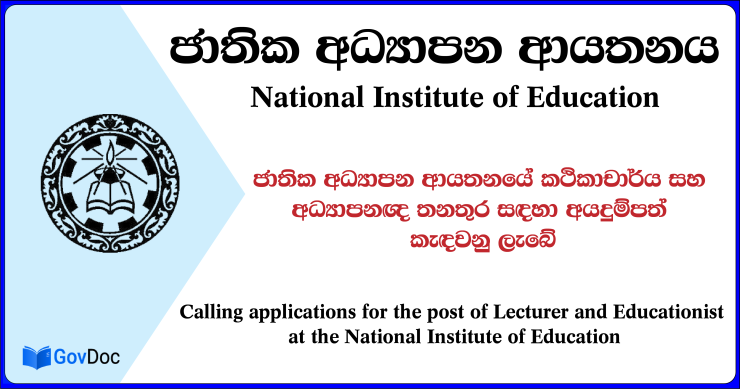 NIE Lecturer / Educationist