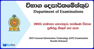 GIT Exam Results Released 2025