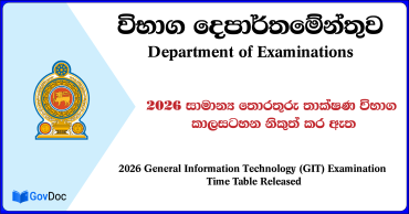 GIT Exam Time Table Released – 2026