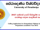 Postgraduate Programmes Application 2027